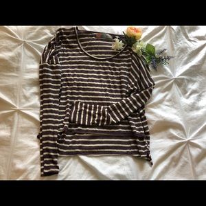 Striped oversized long sleeve
